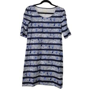 Lilly Pulitzer La Jolla High Tide‎ Pima Cotton Dress Sz S Heart & Sole Striped